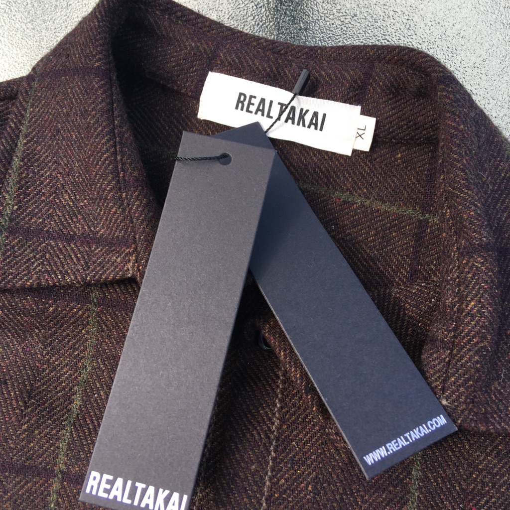 Realtakai Xl Brown/Tan Nwt Plaid Men's Heavyweight Jacket/Shirt — image 8 of 8